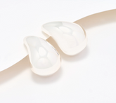 Joan Rivers Silvertone Polished Teardrop Earring,1-1/8"L x 7/8"W